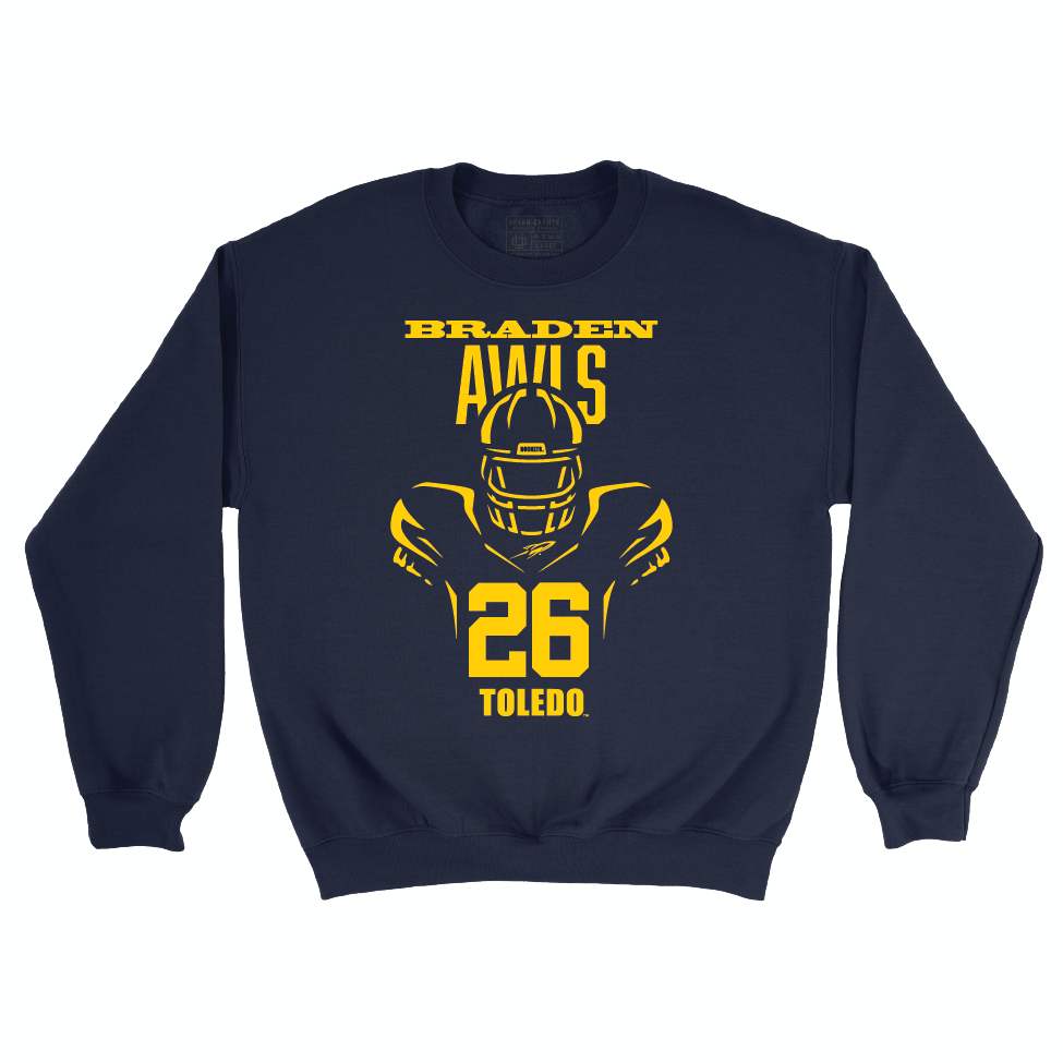 Toldeo Football Navy End Zone Crew - Braden Awls | #26