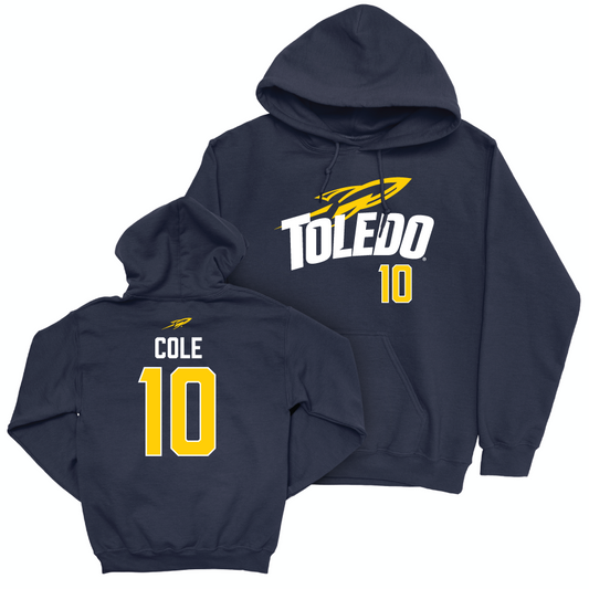 Toledo Women's Basketball Navy Sideline Hoodie  - Evalyse Cole