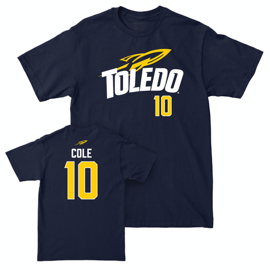 Toledo Women's Basketball Navy Sideline Tee  - Evalyse Cole