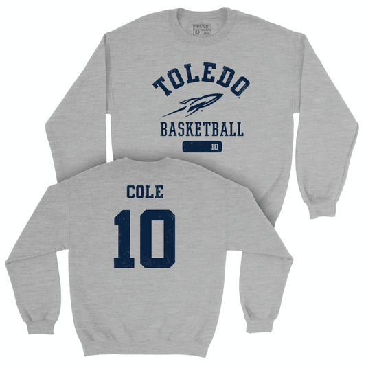 Toledo Women's Basketball Sport Grey Varsity Crew  - Evalyse Cole