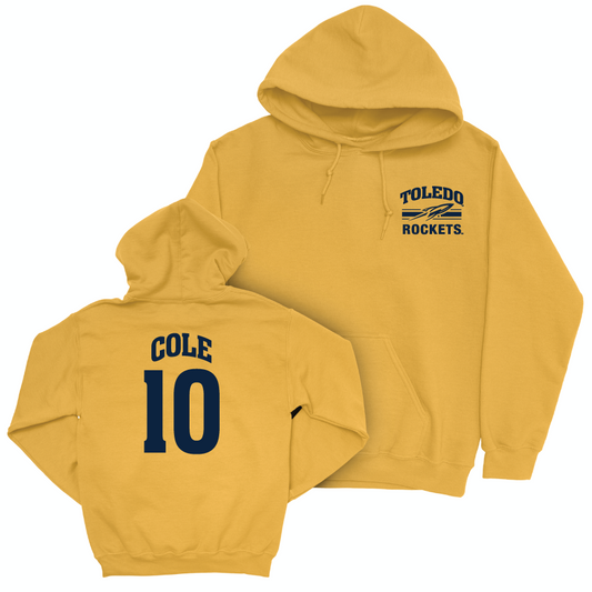 Toledo Women's Basketball Gold Victory Hoodie  - Evalyse Cole