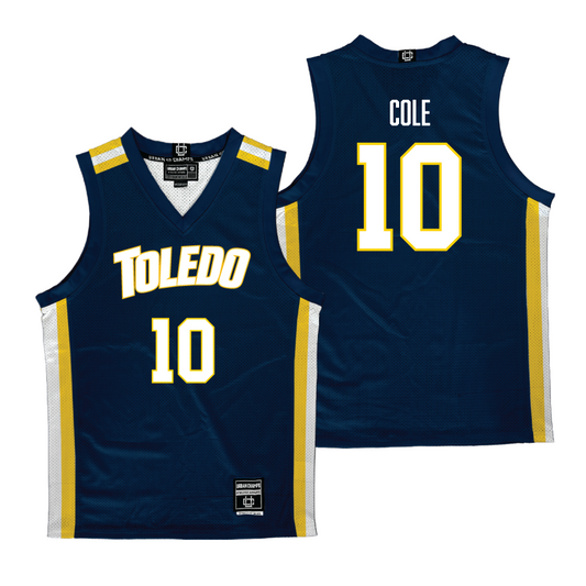 Toledo Women's Basketball Navy Jersey  - Evalyse Cole