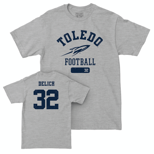 Toledo Football Sport Grey Varsity Tee  - Landen Delich