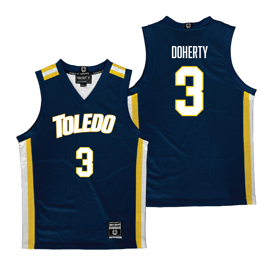 Toledo Women's Basketball Navy Jersey  - Ella Doherty