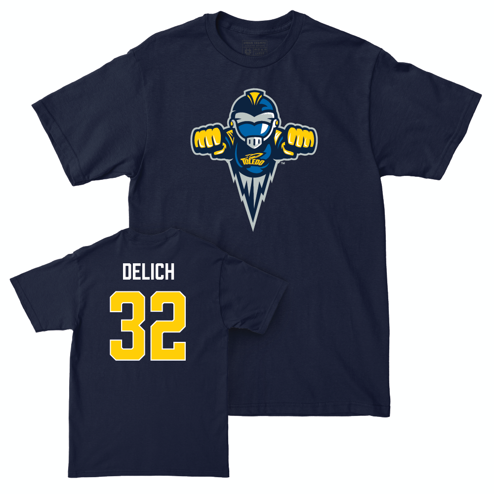 Toledo Football Navy Legacy Tee  - Landen Delich