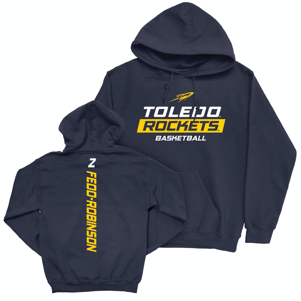 Toledo Women's Basketball Navy Rush Hoodie  - Faith Fedd-Robinson