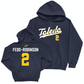 Toledo Women's Basketball Navy Script Hoodie  - Faith Fedd-Robinson