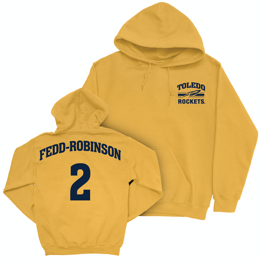 Toledo Women's Basketball Gold Victory Hoodie  - Faith Fedd-Robinson