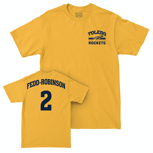 Toledo Women's Basketball Gold Victory Tee  - Faith Fedd-Robinson