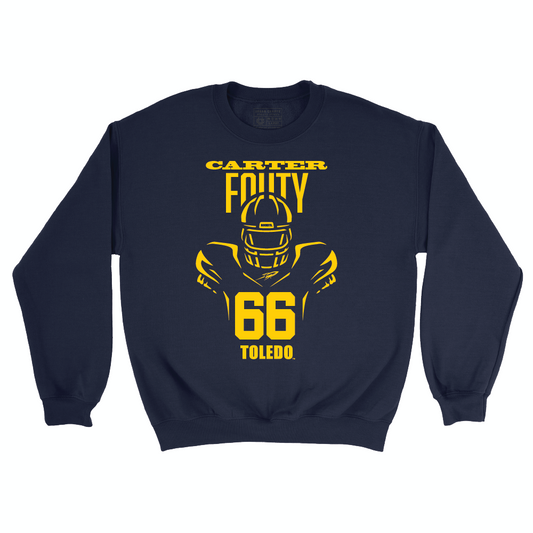 Toldeo Football Navy End Zone Crew  - Carter Fouty