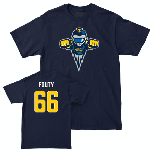 Toledo Football Navy Legacy Tee  - Carter Fouty