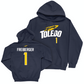 Toledo Women's Volleyball Navy Sideline Hoodie  - Grace Freiberger