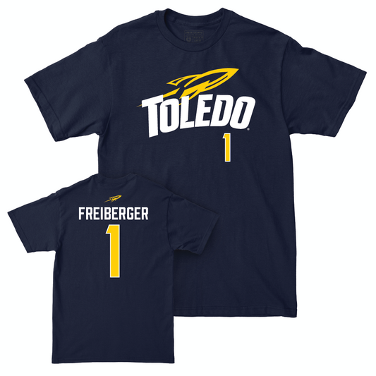 Toledo Women's Volleyball Navy Sideline Tee  - Grace Freiberger