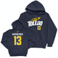 Toledo Women's Volleyball Navy Sideline Hoodie - Macy Hatkevich | #13