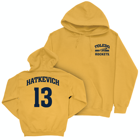 Toledo Women's Volleyball Gold Victory Hoodie - Macy Hatkevich | #13