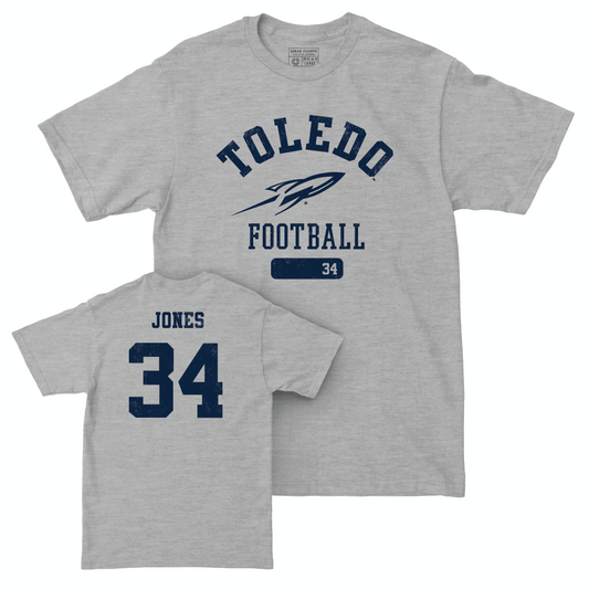 Toledo Football Sport Grey Varsity Tee  - Connor Jones