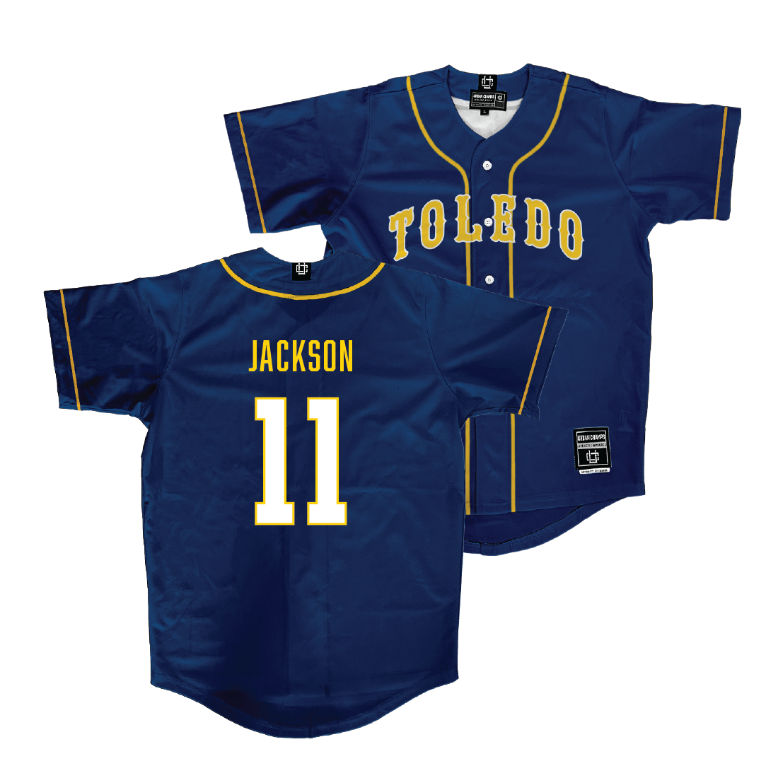 Toledo Baseball Navy Jersey - Owen Jackson | #11
