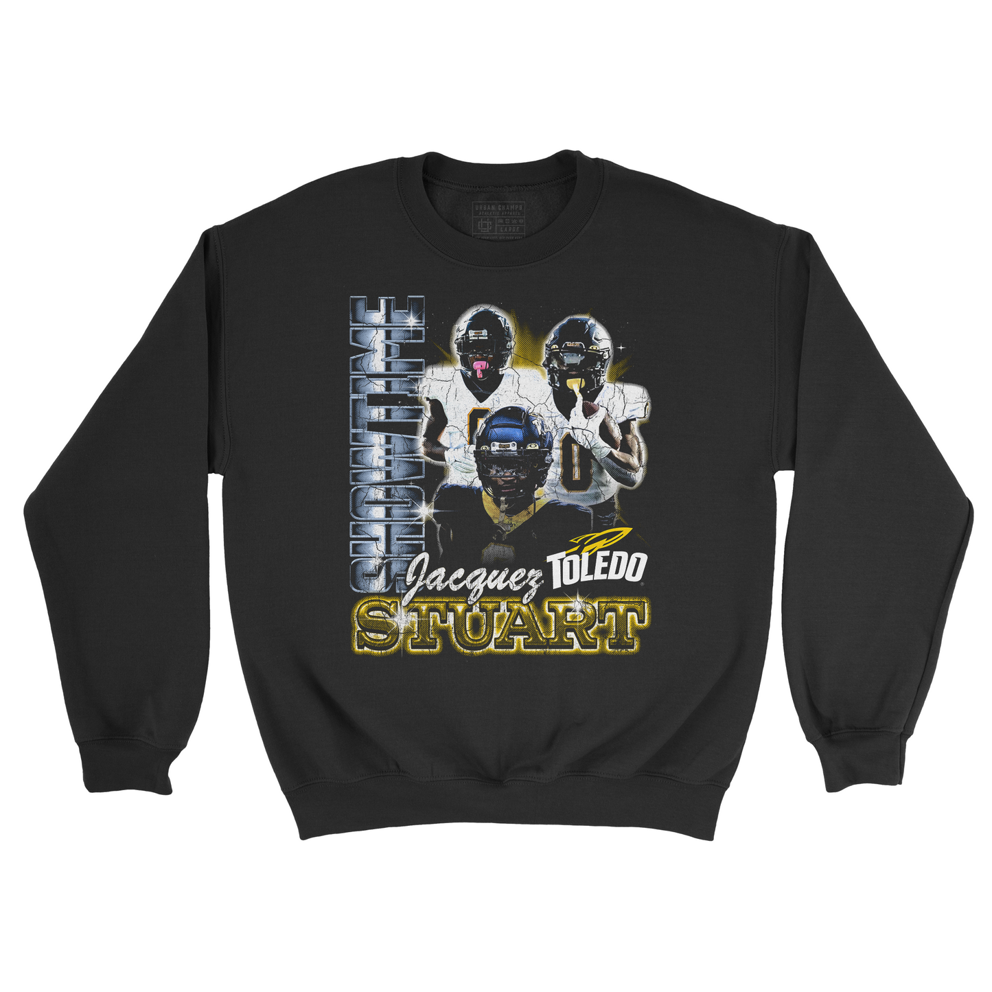 EXCLUSIVE RELEASE: Jacquez Stuart 90s Retro Black Crew