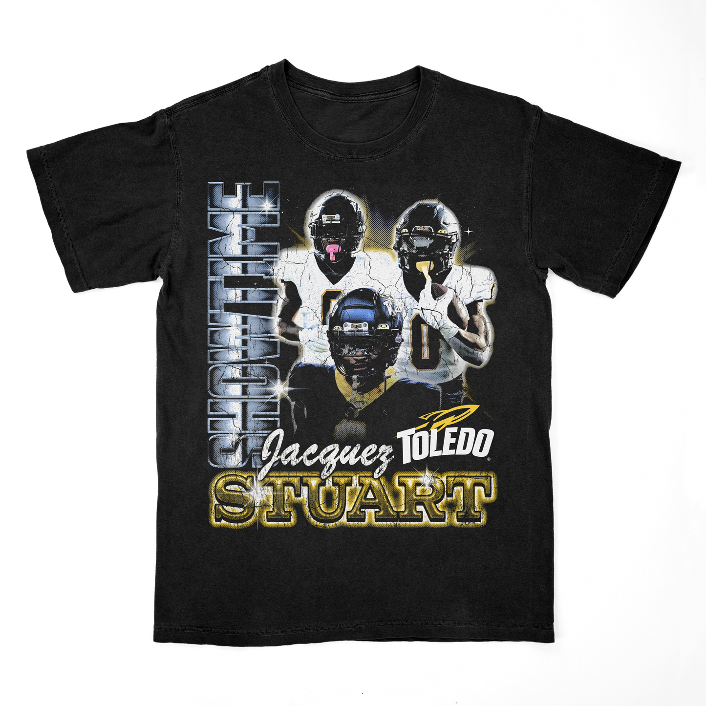 EXCLUSIVE RELEASE: Jacquez Stuart 90s Retro Black Tee