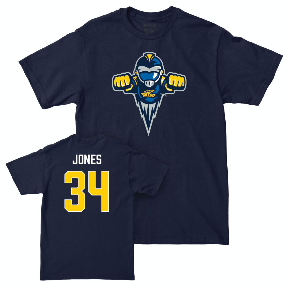 Toledo Football Navy Legacy Tee  - Connor Jones