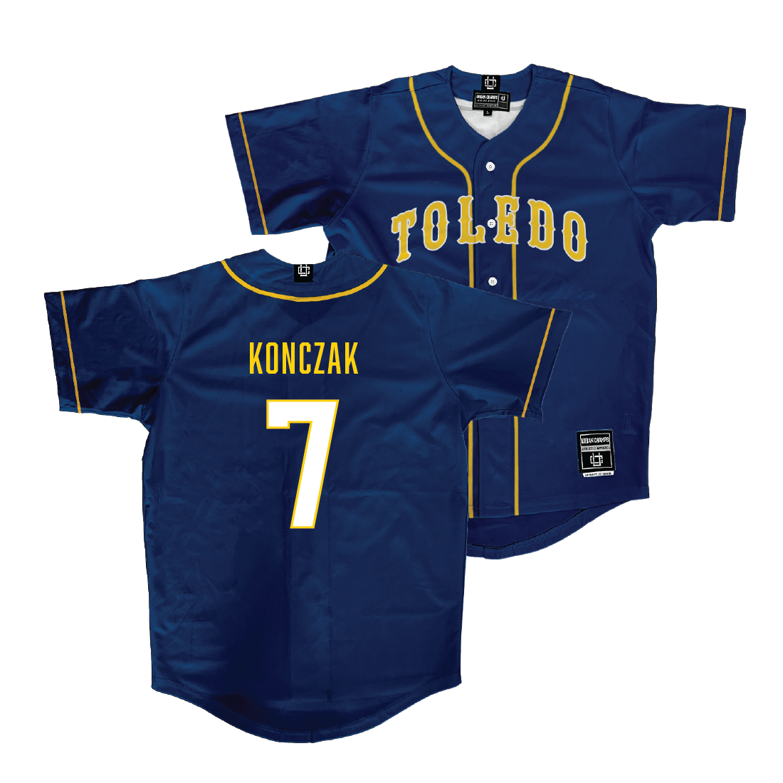 Toledo Baseball Navy Jersey - Caden Konczak | #7