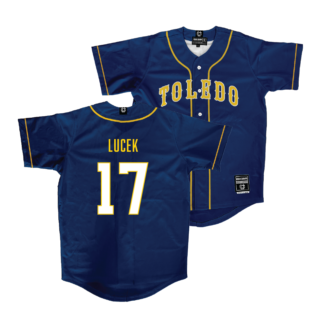 Toledo Baseball Navy Jersey - Brandon Lucek | #17