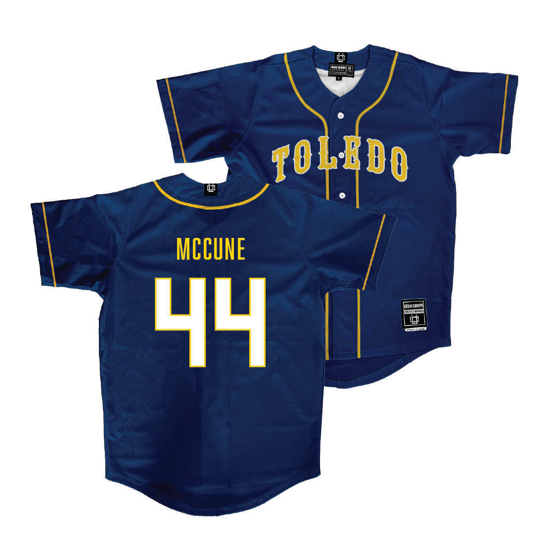 Toledo Baseball Navy Jersey - Brennan McCune | #44