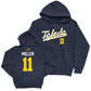 Toledo Football Navy Script Hoodie  - Hyajah Miller