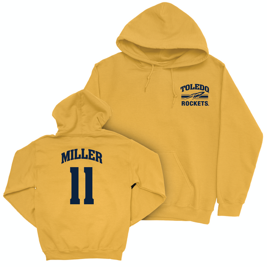 Toledo Football Gold Victory Hoodie  - Hyajah Miller