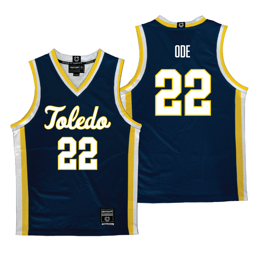 Toledo Men's Basketball Navy Jersey  - Tyler Ode