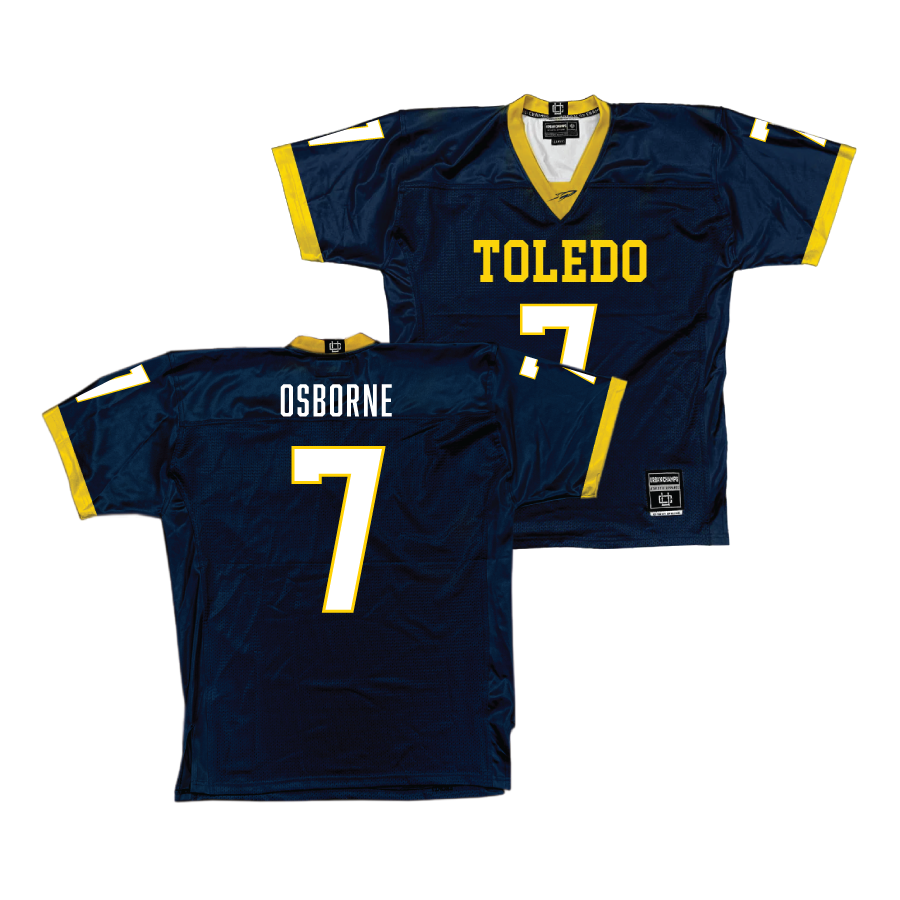 Navy Toledo Football Jersey  - Kalieb Osborne