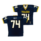 Navy Toledo Football Jersey - Cole Rhett