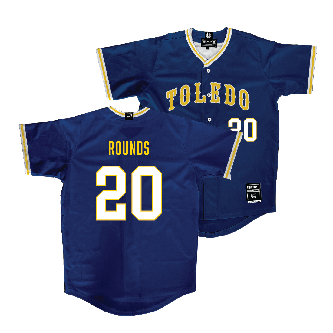 Toledo Softball Navy Jersey - Larren Rounds | #20