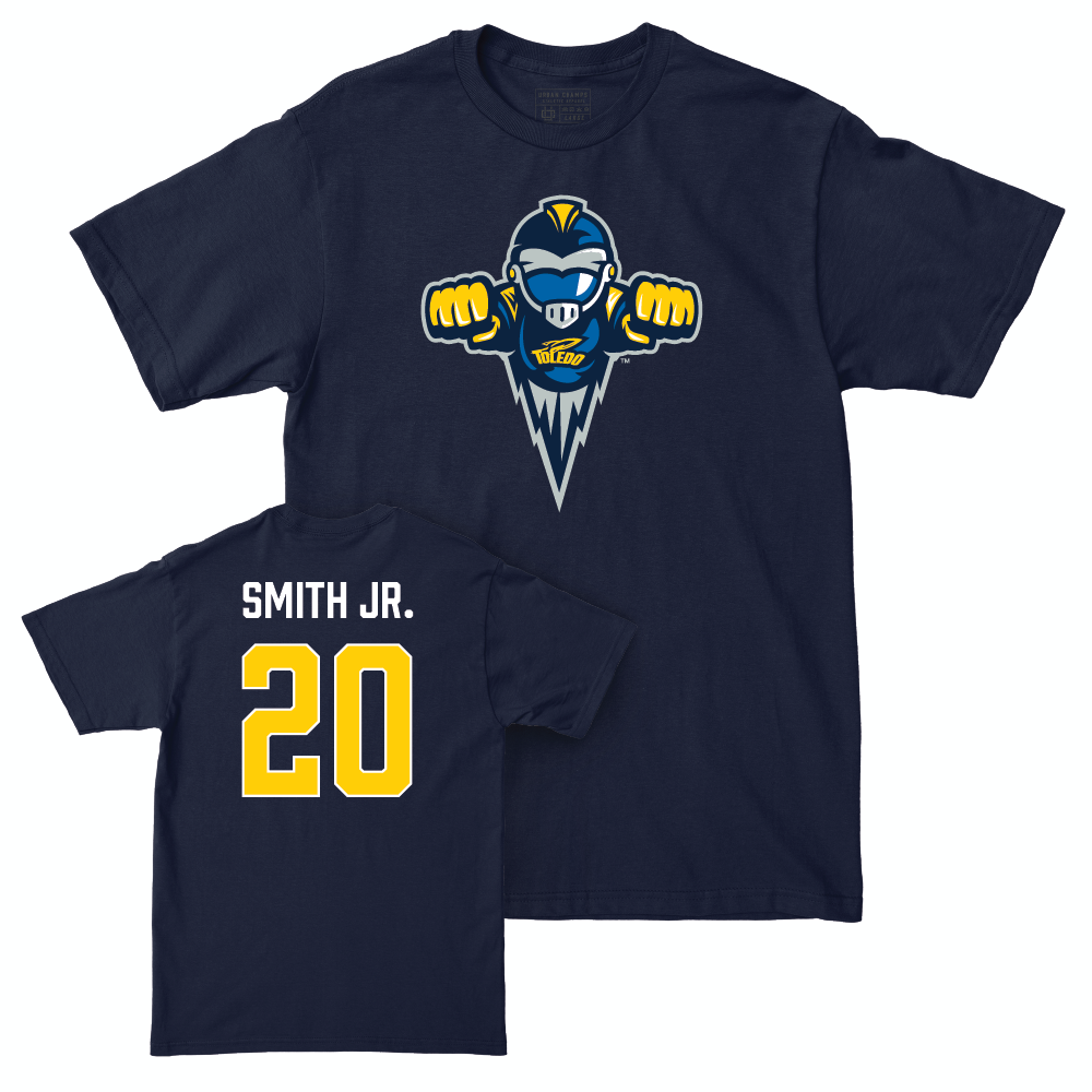 Toledo Football Navy Legacy Tee - Sam Smith Jr. | #20