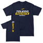 Toledo Football Navy Rush Tee - Sam Smith Jr. | #20