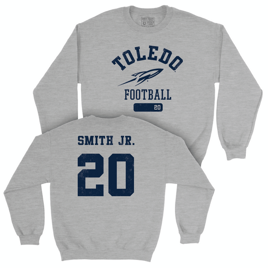 Toledo Football Sport Grey Varsity Crew - Sam Smith Jr. | #20