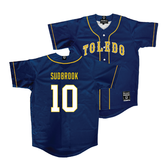 Toledo Baseball Navy Jersey - Troy Sudbrook | #10