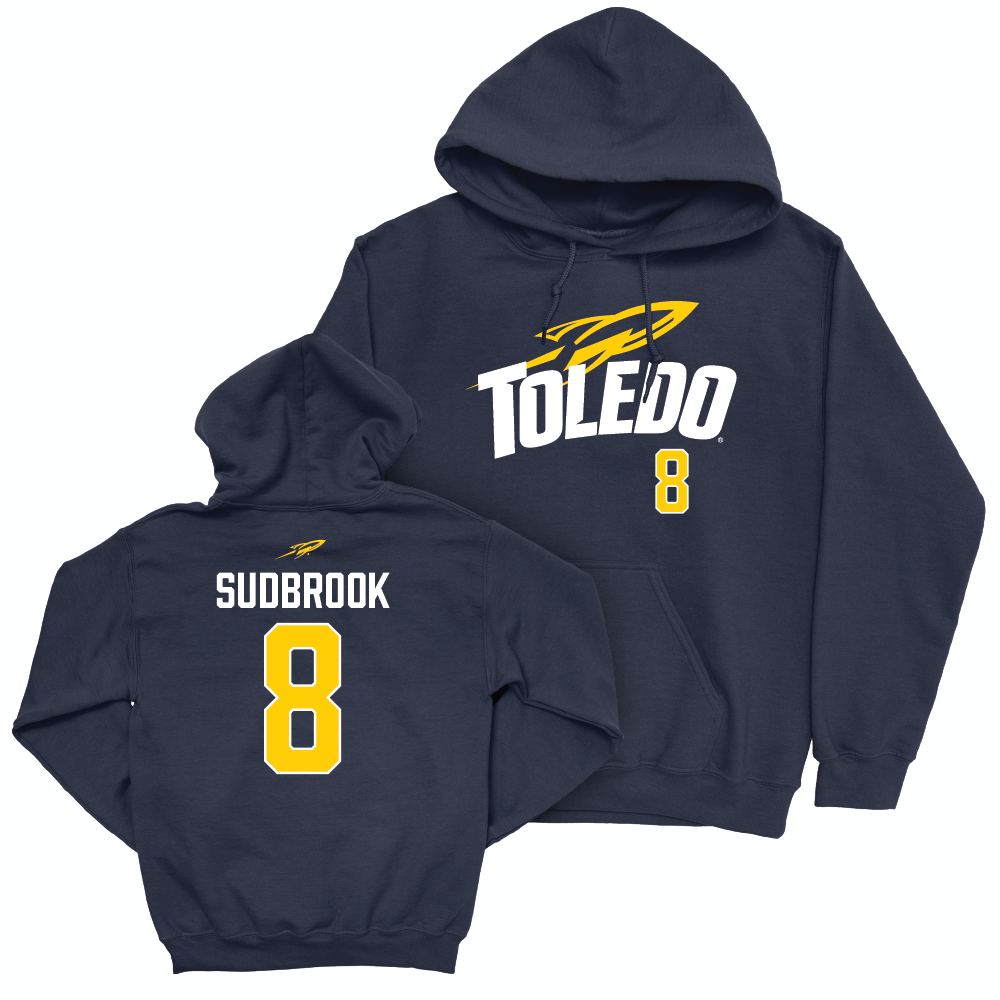 Toledo Baseball Navy Sideline Hoodie - Troy Sudbrook | #8