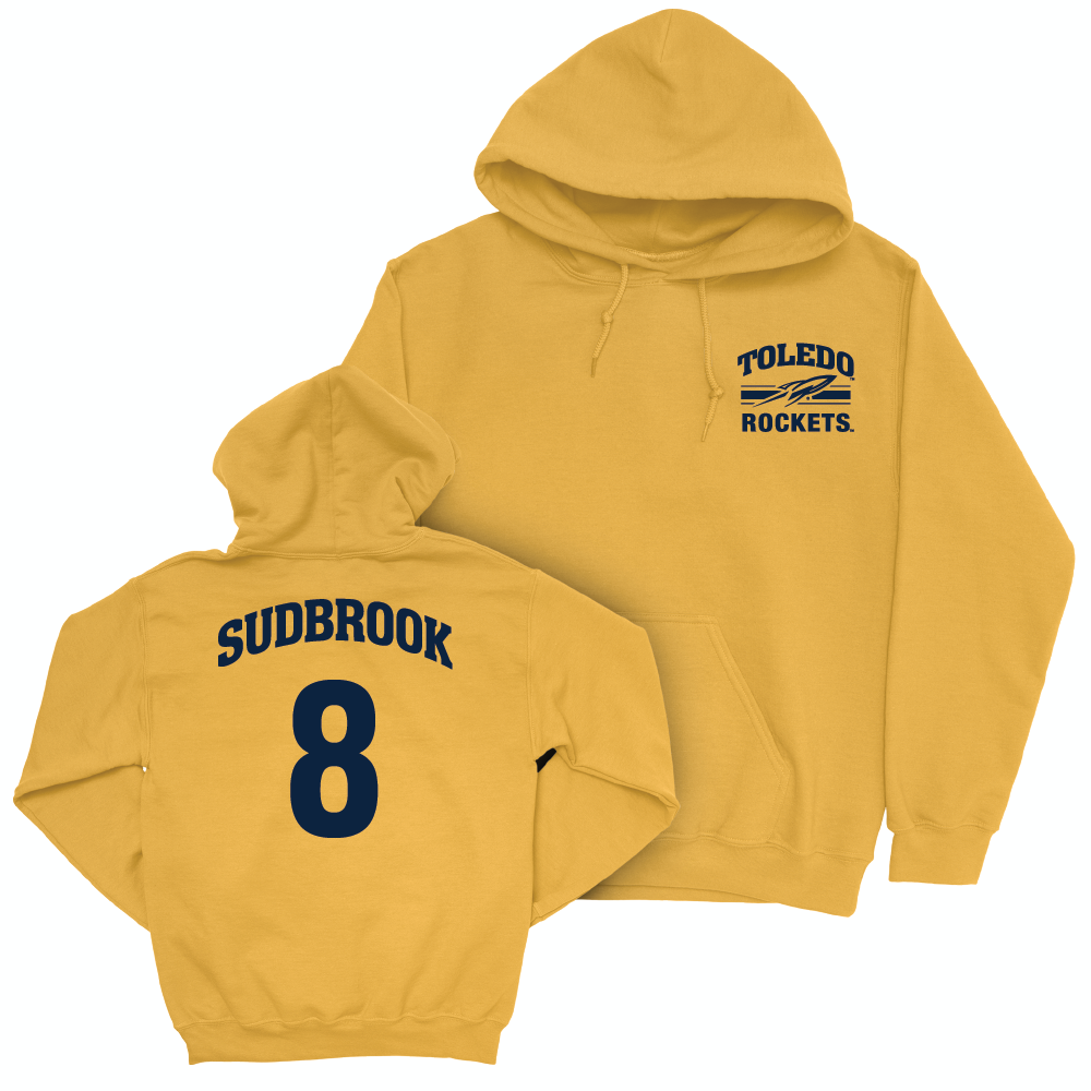 Toledo Baseball Gold Victory Hoodie - Troy Sudbrook | #8