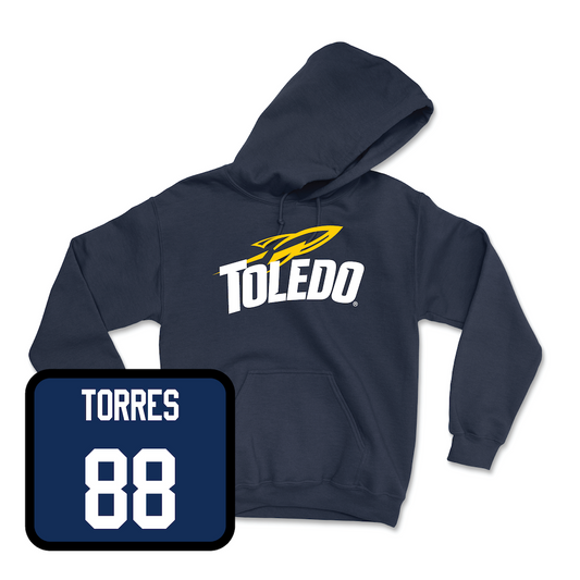 Navy Football Toledo Hoodie Youth Small / Anthony Torres | #88