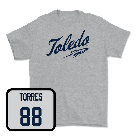 Sport Grey Football Script Tee Youth Small / Anthony Torres | #88