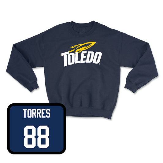 Navy Football Toledo Crew Youth Small / Anthony Torres | #88