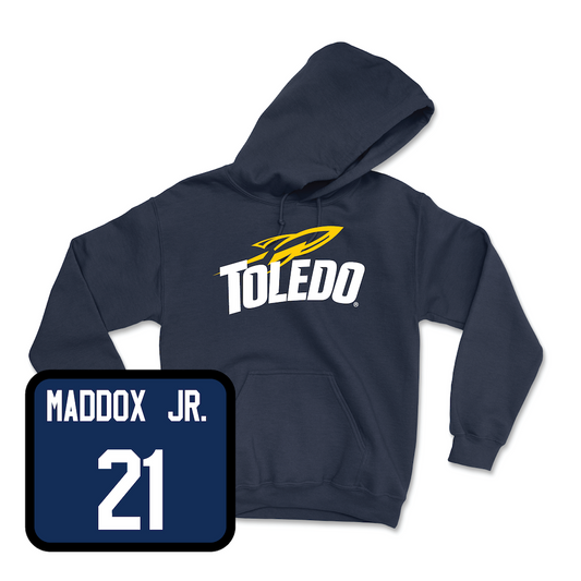 Navy Men's Basketball Toledo Hoodie Youth Small / Dante Maddox Jr. | #21