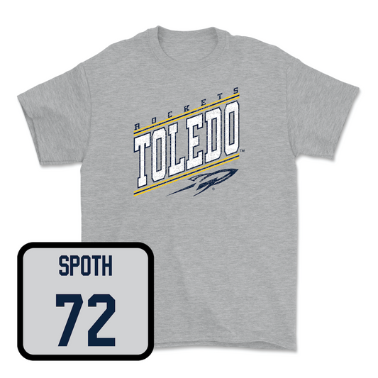 Sport Grey Football Vintage Tee Youth Small / Ethan Spoth | #72