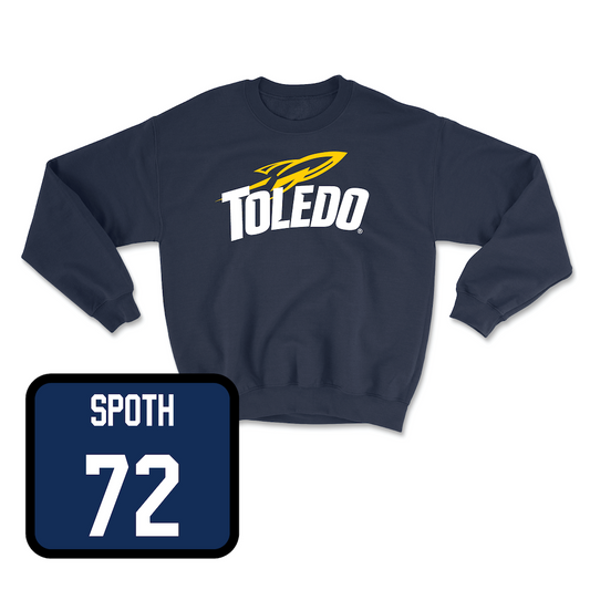 Navy Football Toledo Crew Youth Small / Ethan Spoth | #72