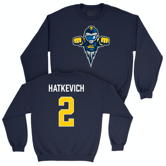 Toledo Women's Volleyball Navy Legacy Crew - Macy Hatkevich | #2 Small