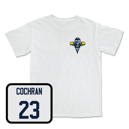 White Men's Basketball Rocky Comfort Colors Tee Youth Small / Tyler Cochran | #23