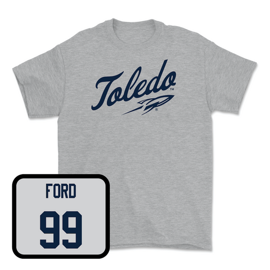 Sport Grey Football Script Tee 2 Youth Small / Travion Ford | #99