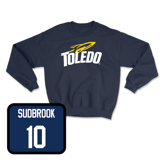 Navy Baseball Toledo Crew Youth Small / Troy Sudbrook | #10