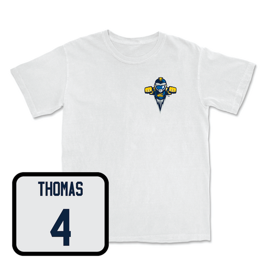 White Men's Basketball Rocky Comfort Colors Tee Youth Small / Xavier Thomas | #4